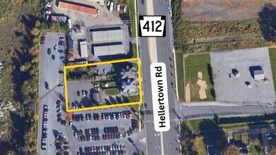 1034 Hellertown Rd, Bethlehem, PA - AERIAL  map view