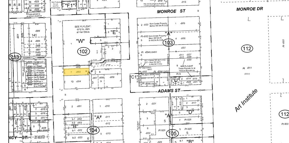 131-133 S State St, Chicago, IL for sale - Plat Map - Image 1 of 1