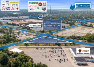 3725 S Saginaw St, Flint, MI - AERIAL  map view - Image1