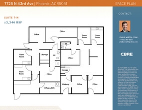 7725 N 43rd Ave, Phoenix, AZ for lease Floor Plan- Image 2 of 2