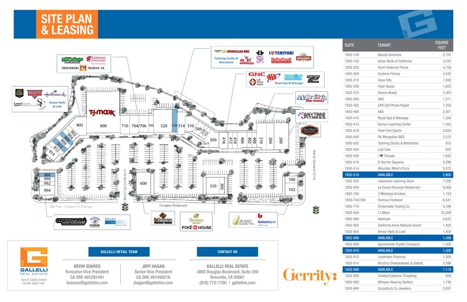 1850 Douglas Blvd, Roseville, CA for lease - Site Plan - Image 1 of 14