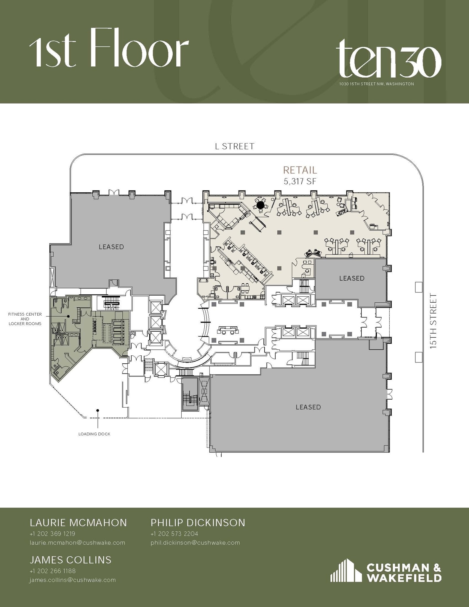 1030 15th St NW, Washington, DC for lease Floor Plan- Image 1 of 1