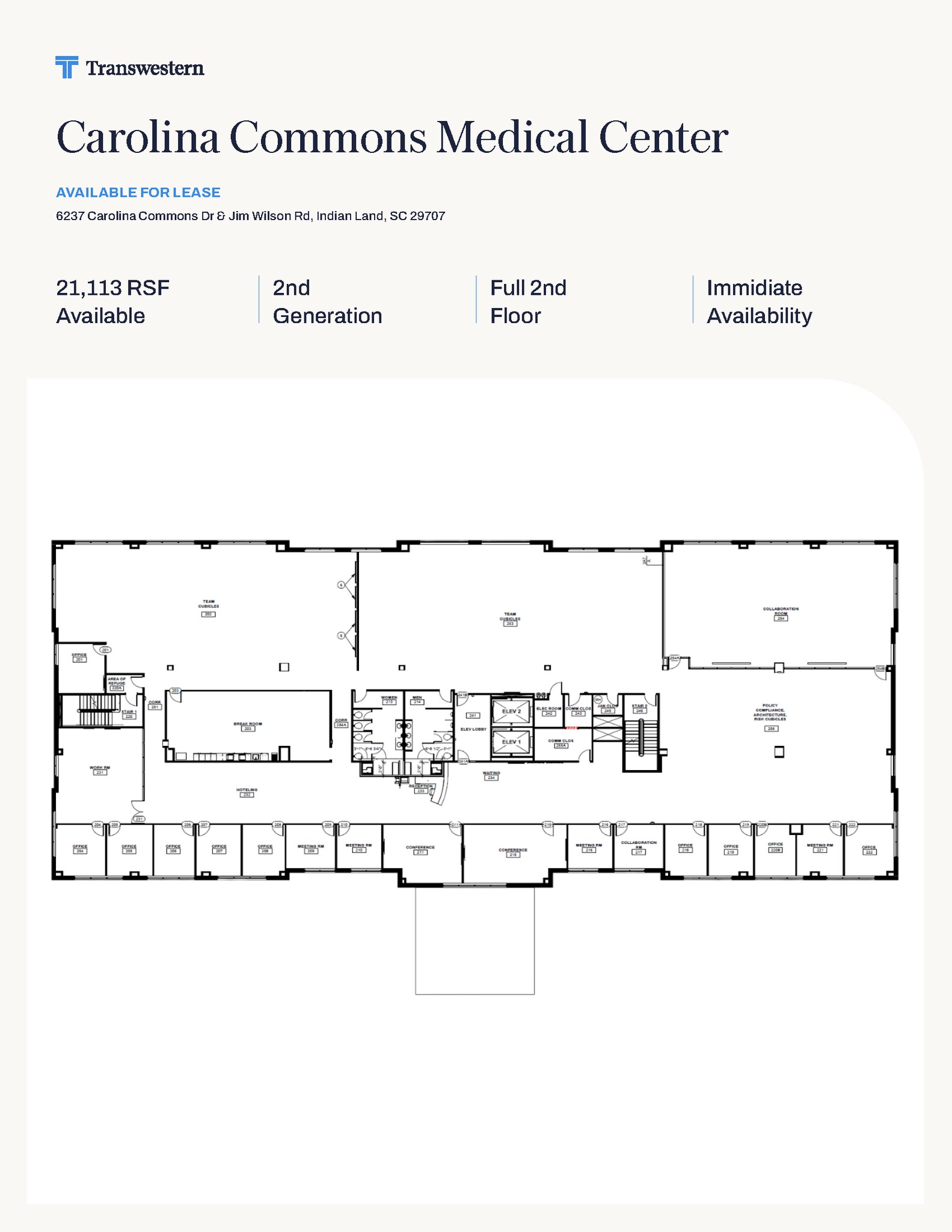 6237 Carolina Commons Dr, Indian Land, SC for lease Floor Plan- Image 1 of 1