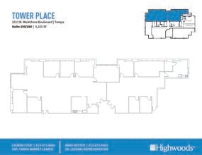 1511 N Westshore Blvd, Tampa, FL for lease Floor Plan- Image 2 of 2