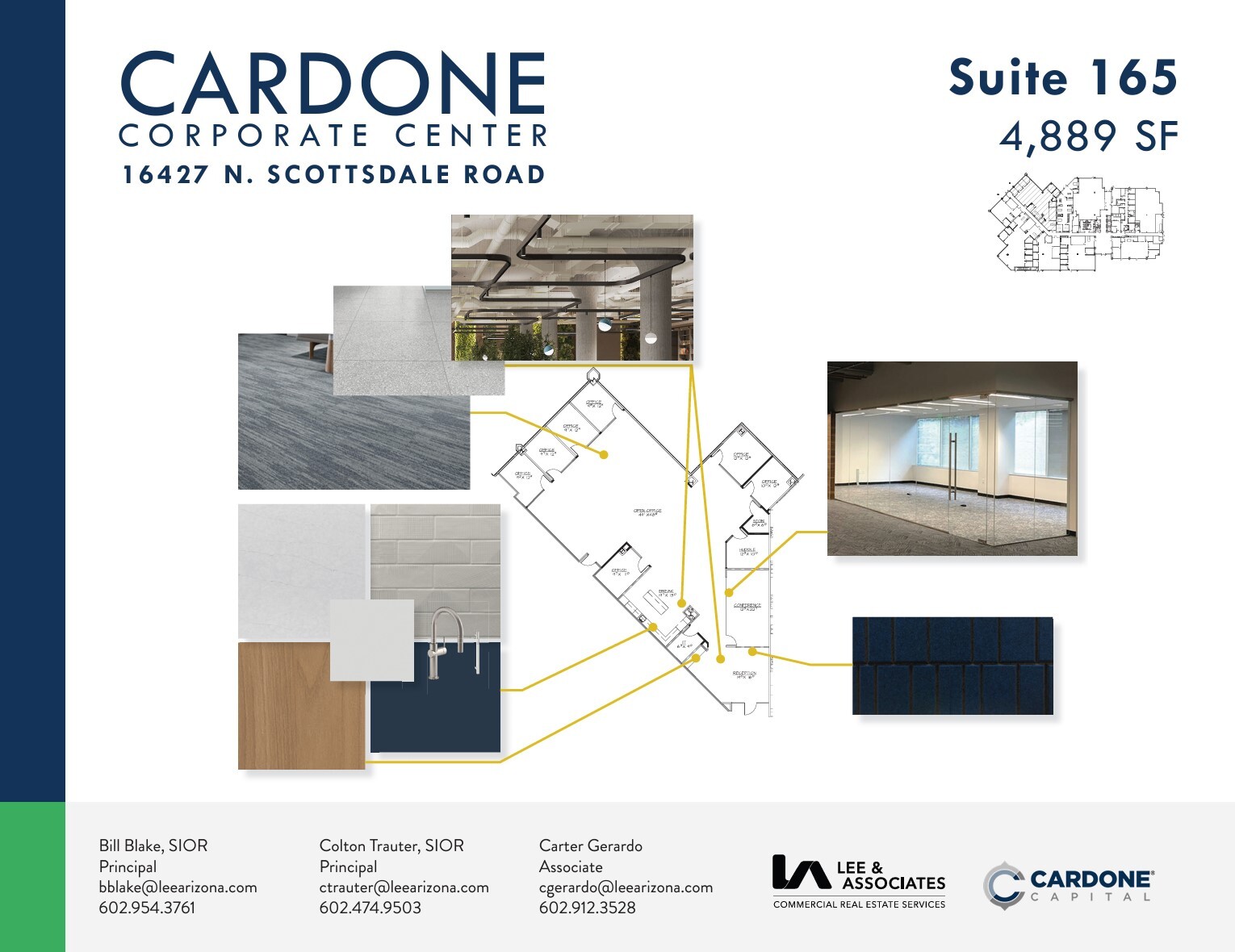 16427 N Scottsdale, Scottsdale, AZ for lease Floor Plan- Image 1 of 1