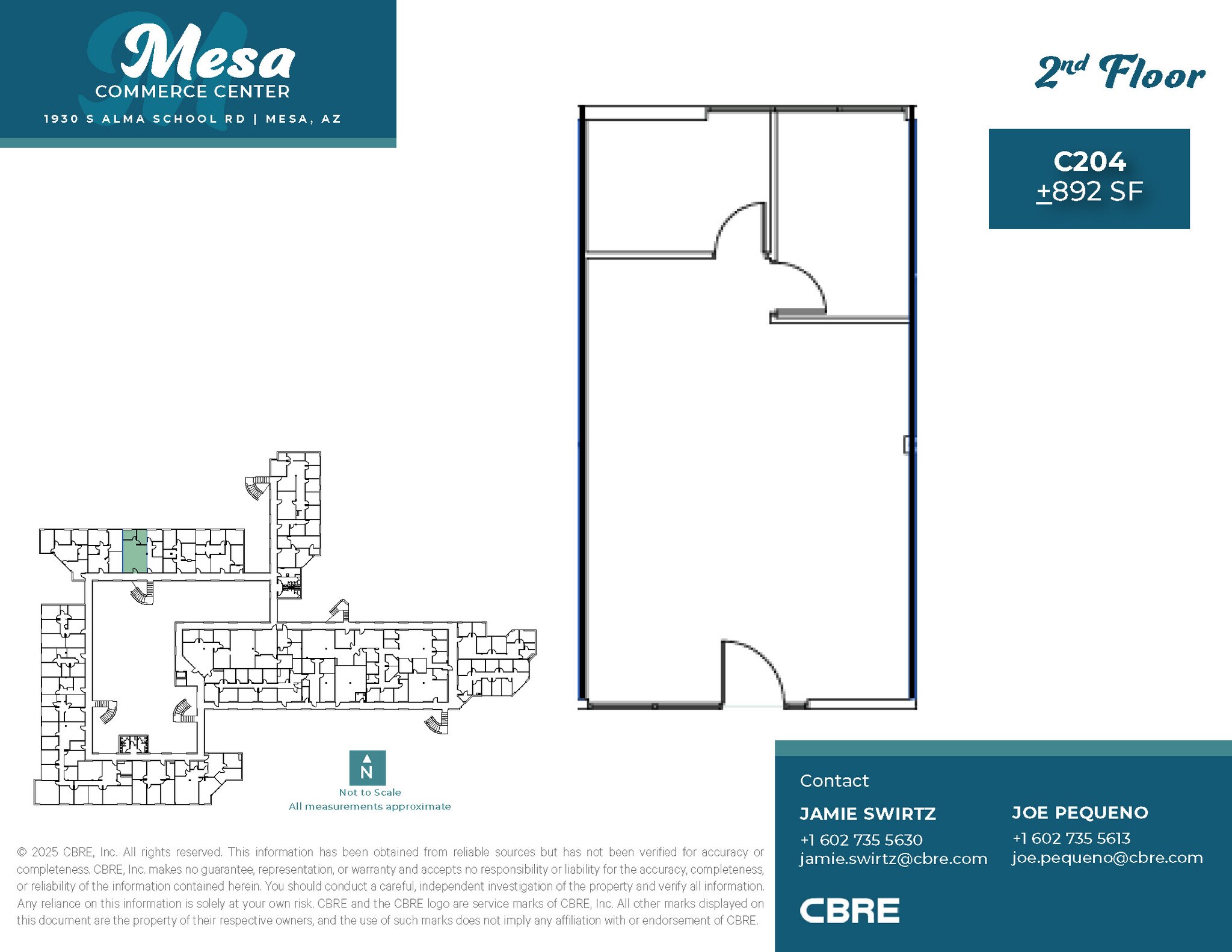1930 S Alma School Rd, Mesa, AZ for lease Floor Plan- Image 1 of 2