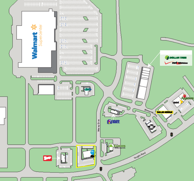 1555 Vaughn Rd, Wood River, IL for lease - Site Plan - Image 2 of 3