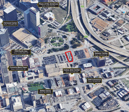 2210 Pacific Ave, Dallas, TX - aerial  map view