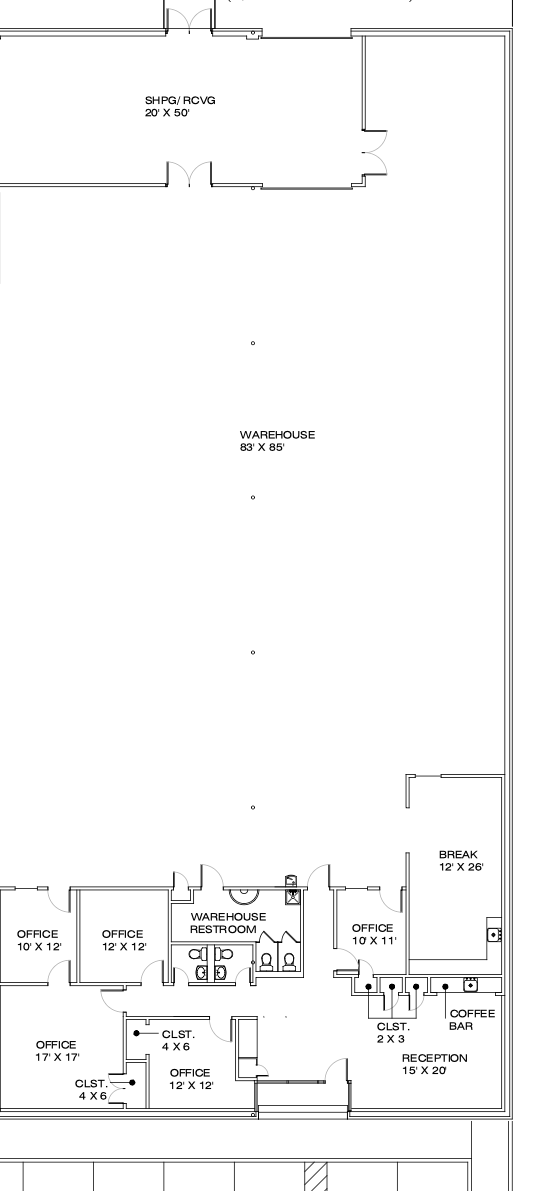 1511-1523 Prudential Dr, Dallas, TX for lease Floor Plan- Image 1 of 1