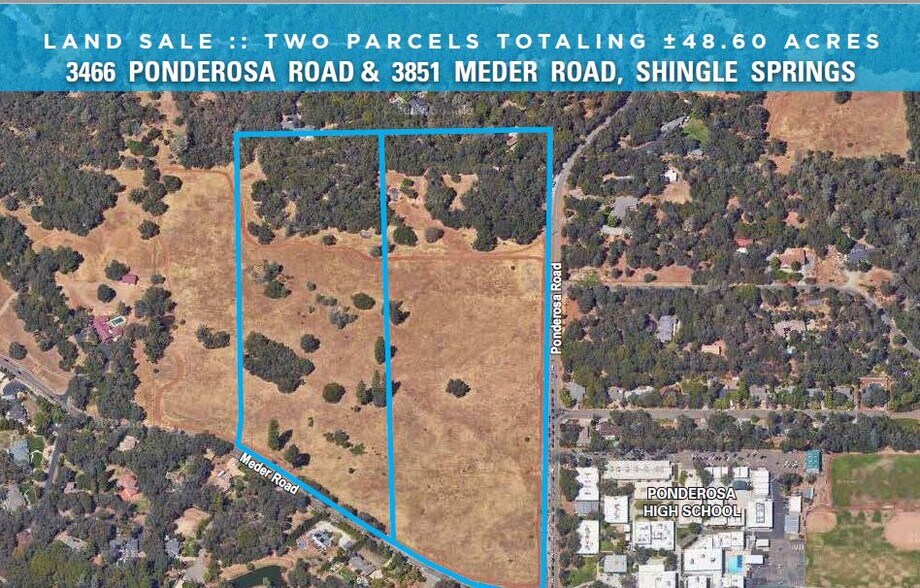 3466 Ponderosa Rd, Shingle Springs, CA 95682 Land for Sale