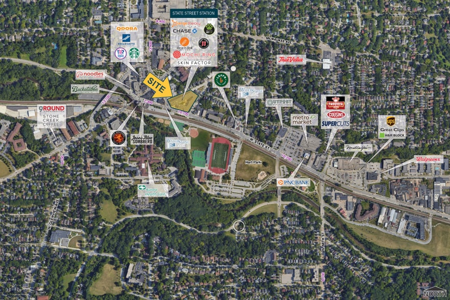 7400 W State St, Wauwatosa, WI for lease - Building Photo - Image 2 of 8