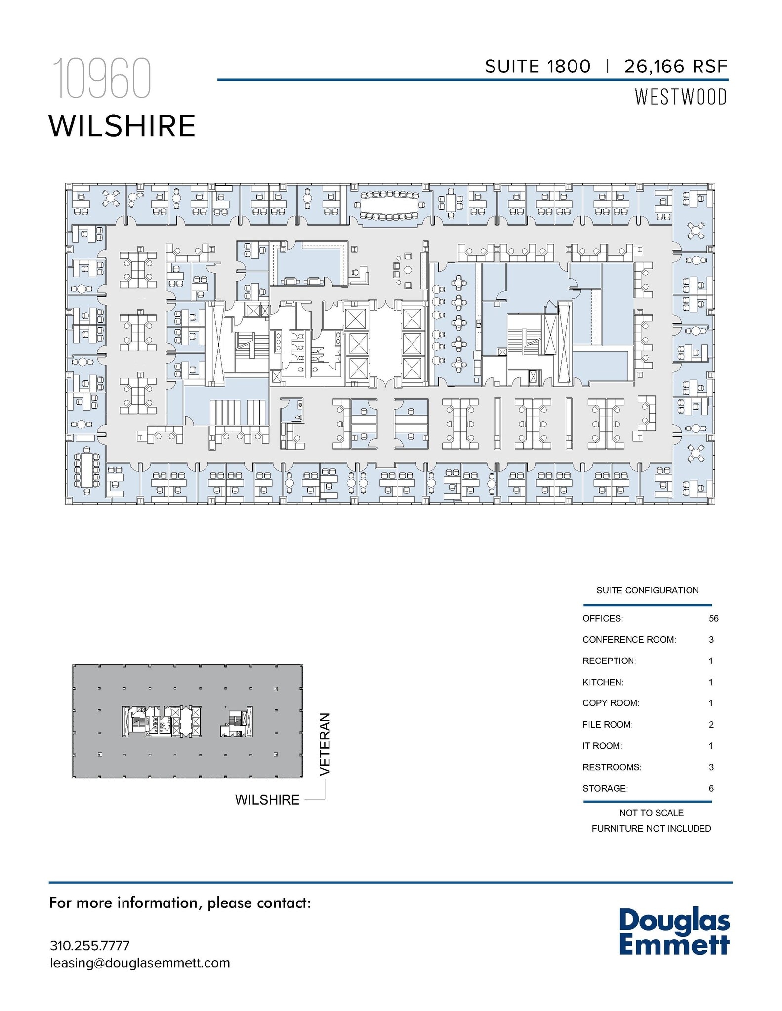 10960 Wilshire Blvd, Los Angeles, CA for lease Floor Plan- Image 1 of 1