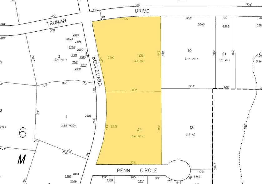 2520 Park Central Blvd, Decatur, GA for lease - Plat Map - Image 3 of 14