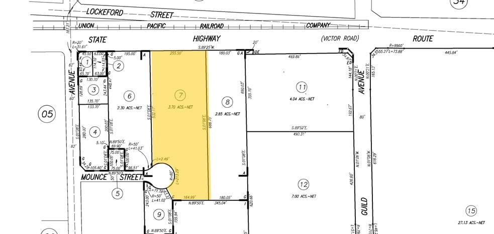 1300 E Victor Rd, Lodi, CA for sale - Plat Map - Image 1 of 1
