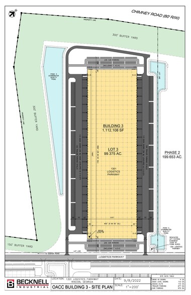 1100 Logistics Pky, Rincon, GA for lease - Site Plan - Image 2 of 6