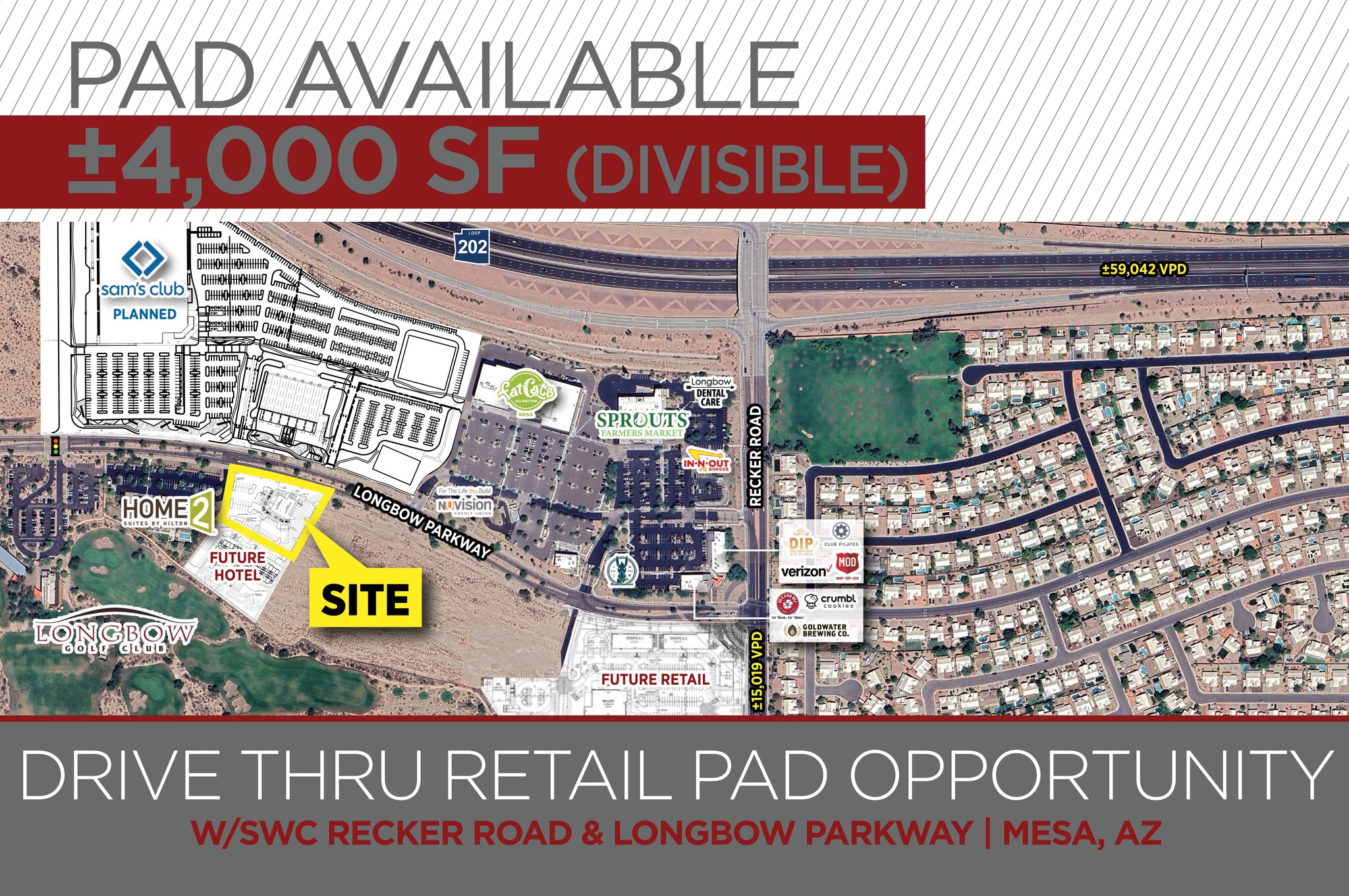 W/SWC Recker Rd & Longbow Pky, Mesa, AZ for lease Building Photo- Image 1 of 3