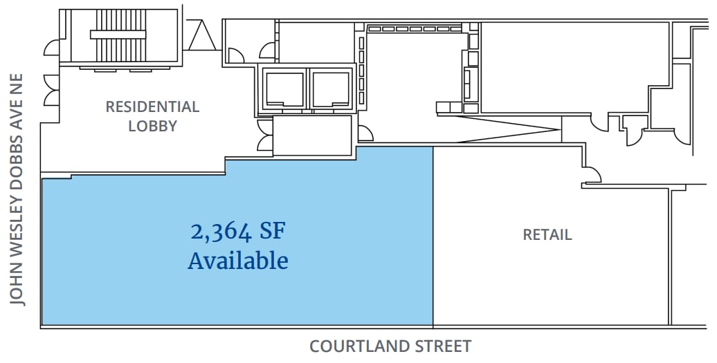 112 Courtland St NE, Atlanta, GA for lease Floor Plan- Image 1 of 1