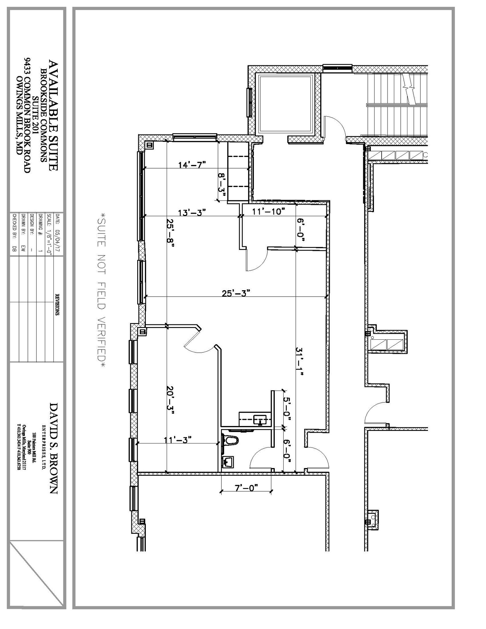 9433 Common Brook Rd, Owings Mills, MD for lease Floor Plan- Image 1 of 1