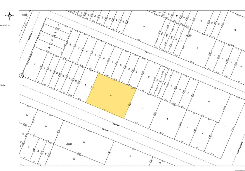 655 E 233rd St, Bronx, NY for lease - Plat Map - Image 2 of 4