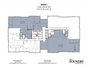 5440 Wade Park Blvd, Raleigh, NC for lease Floor Plan- Image 2 of 2