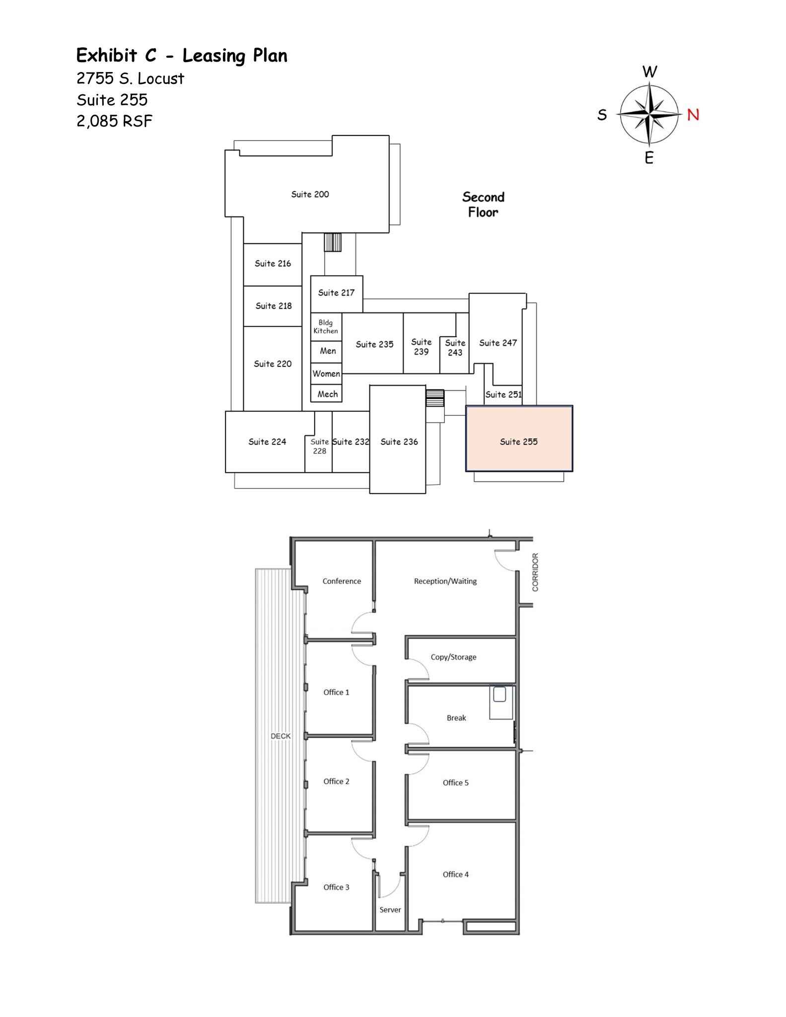 2755 S Locust St, Denver, CO for lease Site Plan- Image 1 of 1