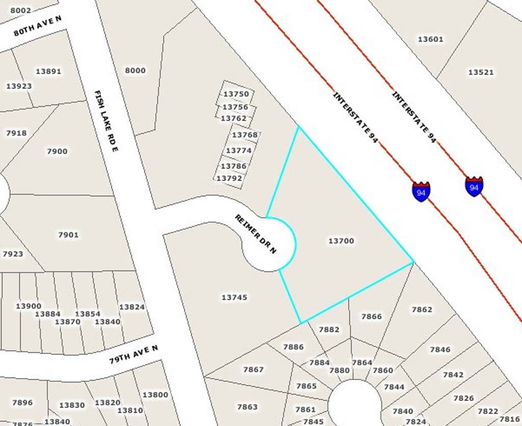 13700 N Reimer Dr, Maple Grove, MN for sale Plat Map- Image 1 of 1
