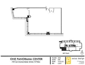 7701 Las Colinas Rdg, Irving, TX for lease Floor Plan- Image 1 of 1