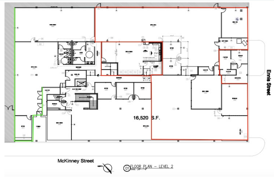 2929 Mckinney St, Houston, TX for lease Floor Plan- Image 1 of 1