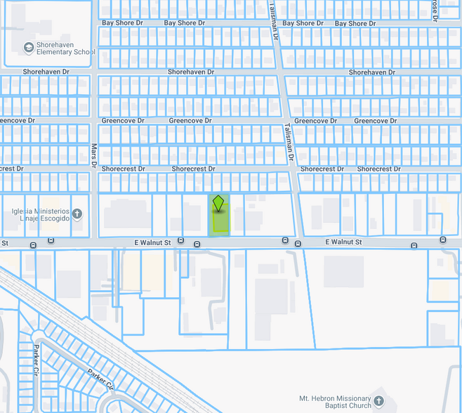 913-917 E Walnut St, Garland, TX for lease - Plat Map - Image 2 of 2