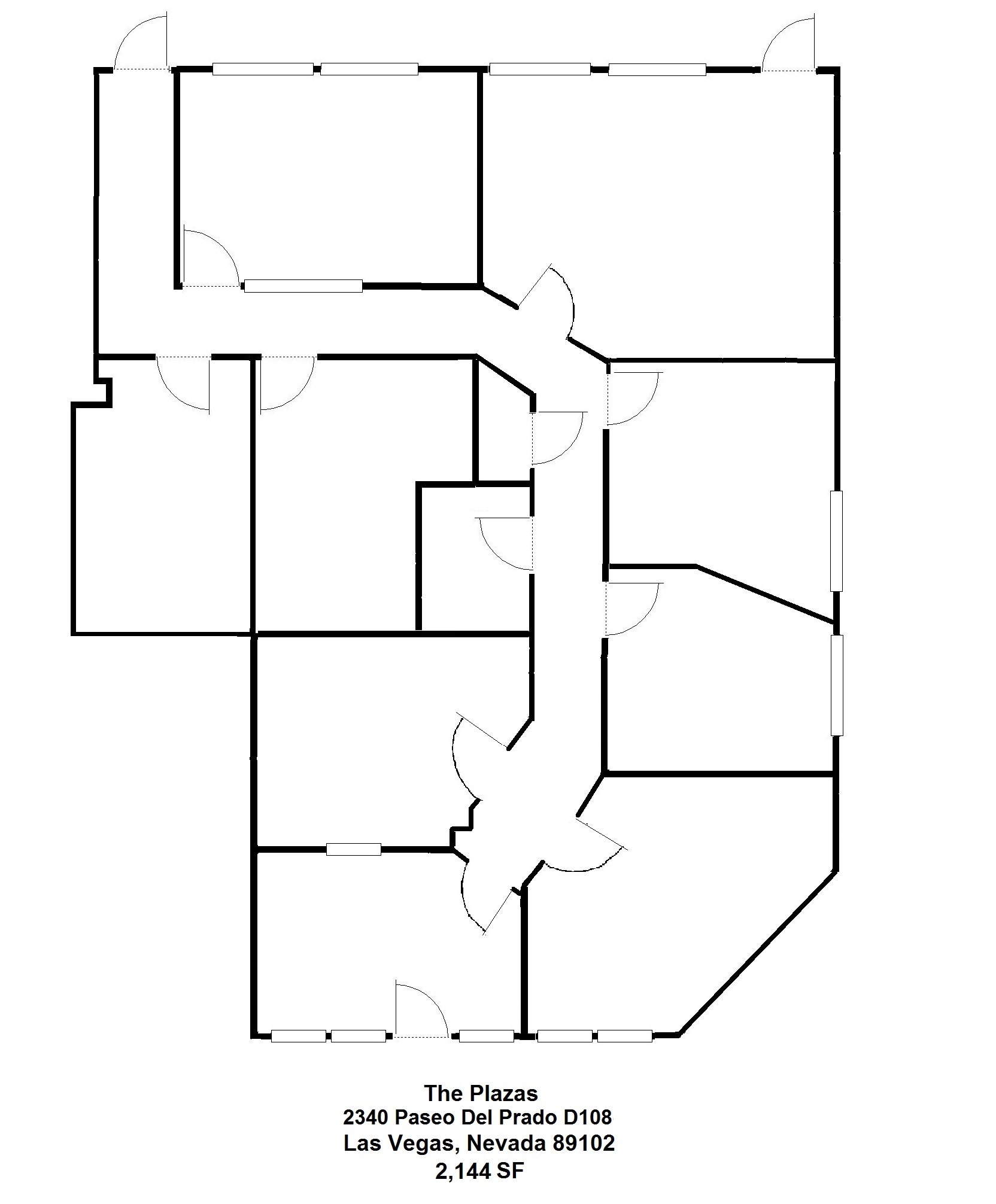 2310 Paseo Del Prado, Las Vegas, NV for lease Floor Plan- Image 1 of 1