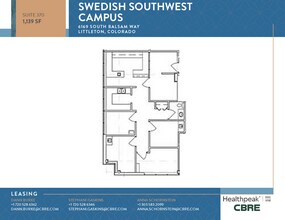 6179 S Balsam Way, Littleton, CO for lease Floor Plan- Image 1 of 1