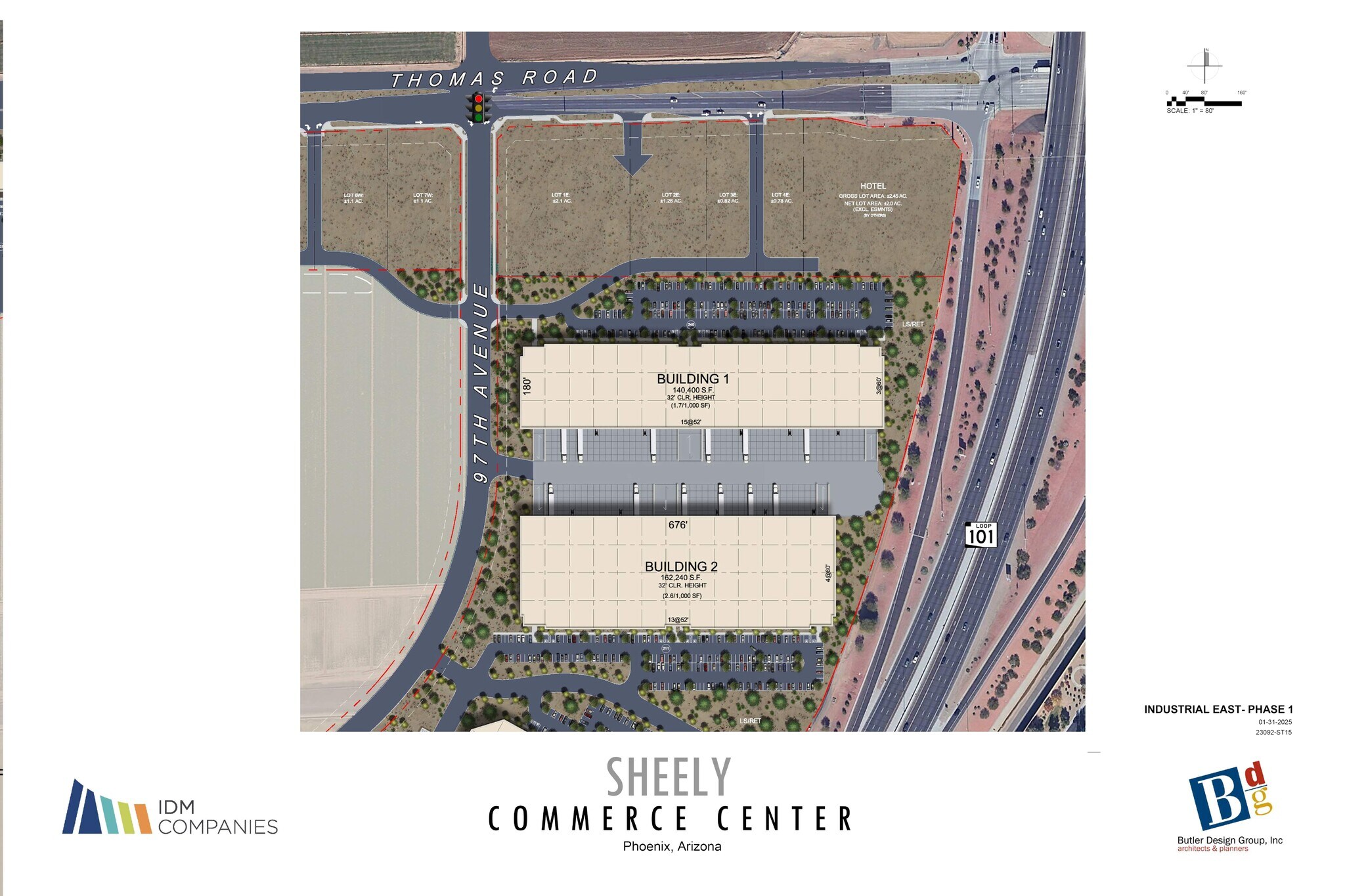 SWC Loop 101 & Thomas Rd, Phoenix, AZ for lease Site Plan- Image 1 of 1