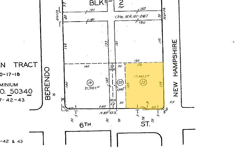 3251 W 6th St, Los Angeles, CA for lease - Plat Map - Image 2 of 6