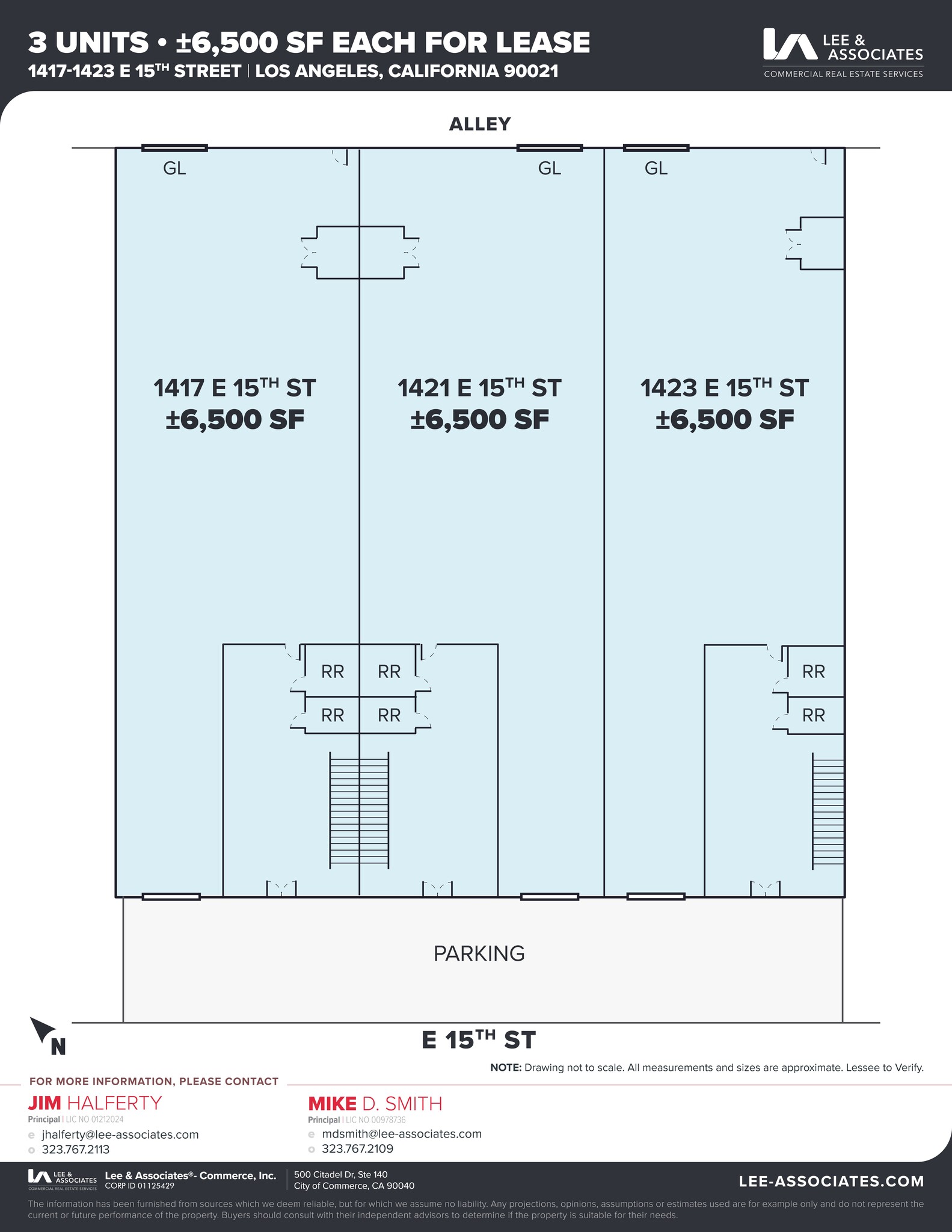 1417 15th, Los Angeles, CA for lease Site Plan- Image 1 of 1