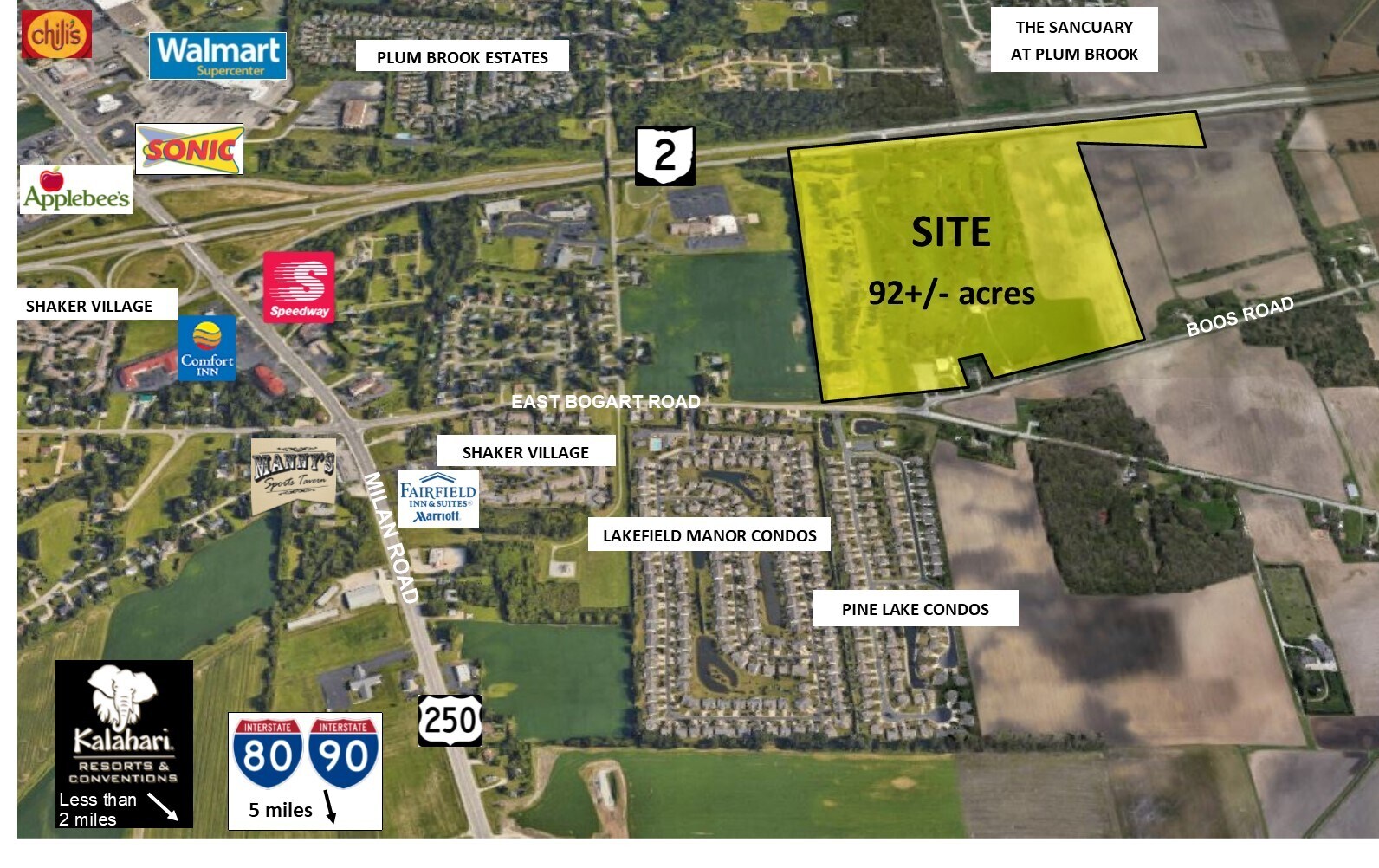 4115 Boos Rd, Huron, OH for sale Aerial- Image 1 of 1