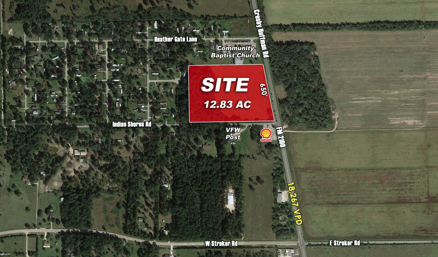 FM 2100 & Indian Shores Rd, Crosby, TX 77532