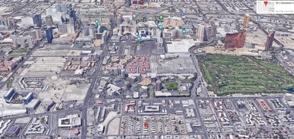 521 Calcaterra Cir, Las Vegas, NV - AERIAL  map view