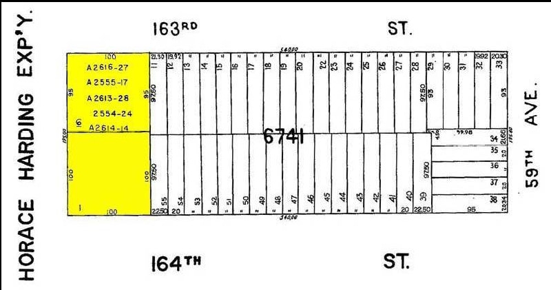 163-03 Horace Harding Expy, Fresh Mdws, Fresh Meadows, NY for sale - Plat Map - Image 2 of 20