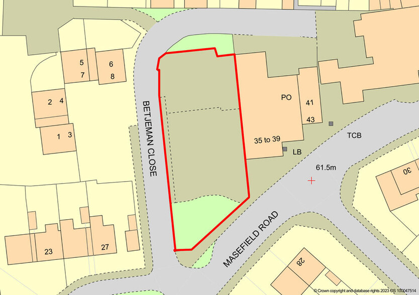 41 Masefield Rd, Braintree for sale - Site Plan - Image 1 of 4