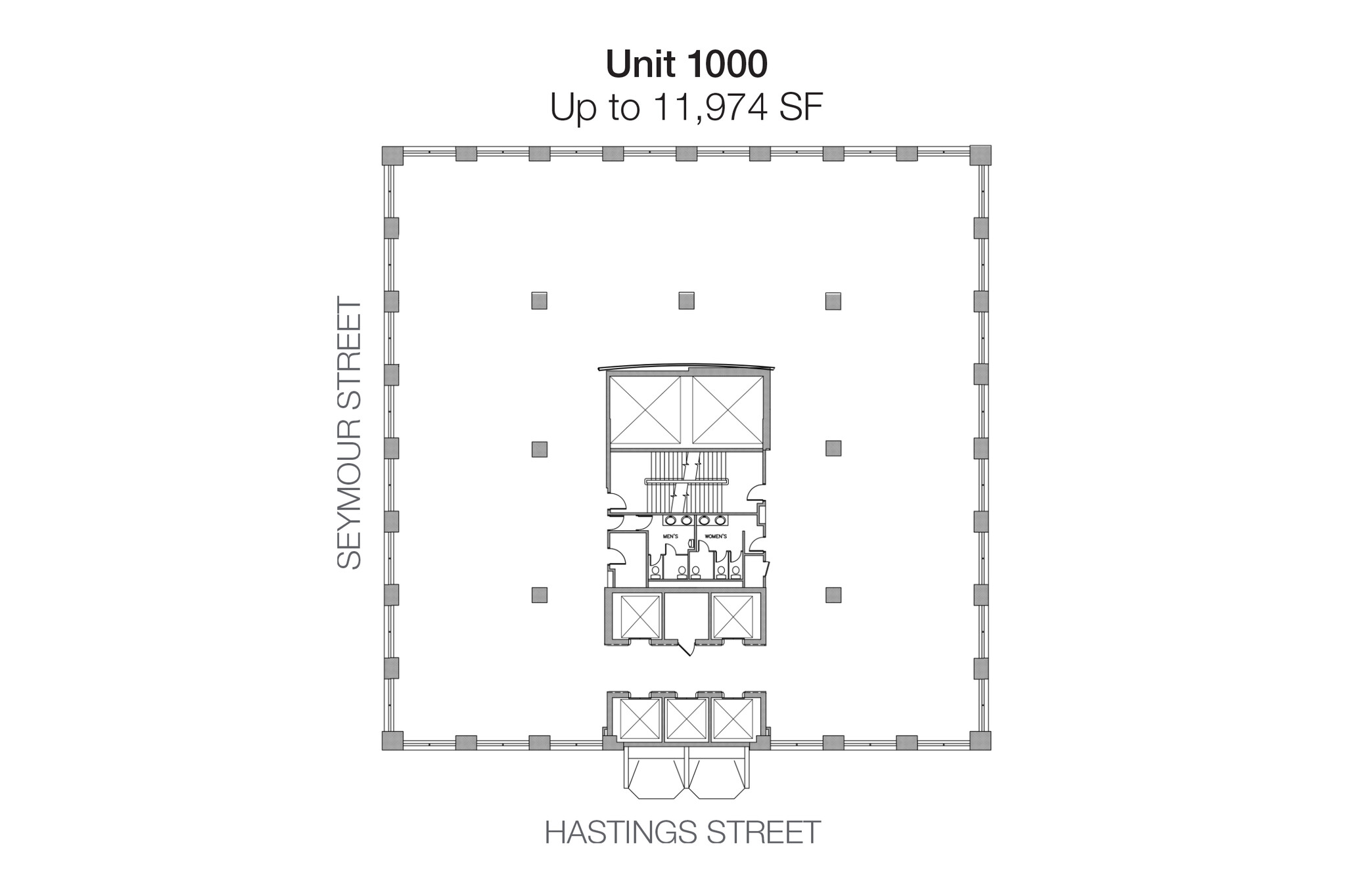 555 W Hastings St, Vancouver, BC for lease Floor Plan- Image 1 of 5