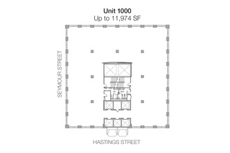 555 W Hastings St, Vancouver, BC for lease Floor Plan- Image 1 of 5