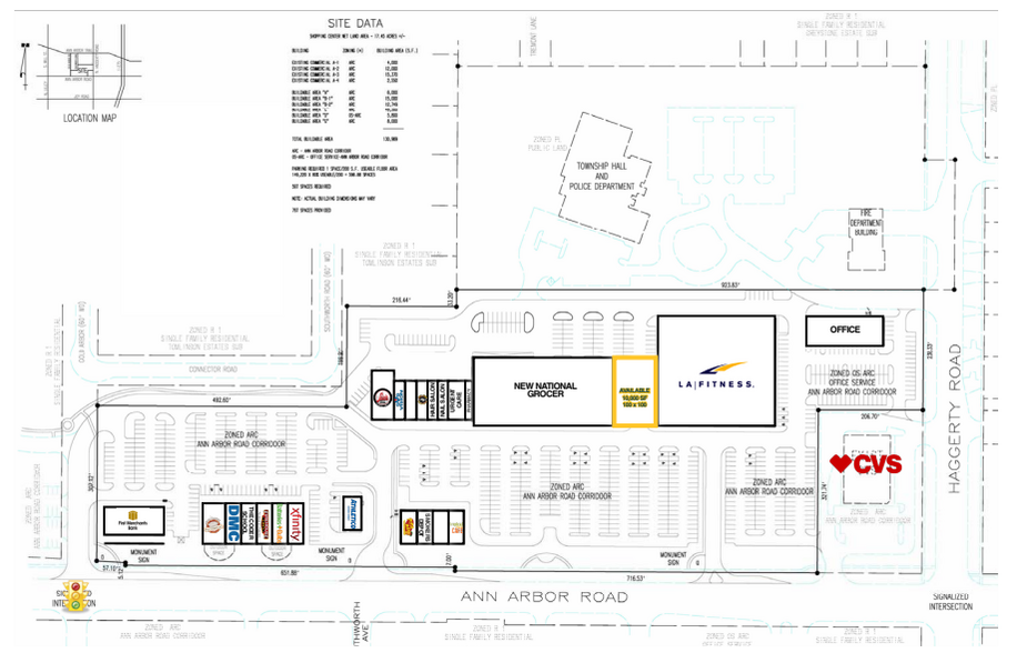 41424-41640 Ann Arbor Rd, Plymouth, MI for lease - Building Photo - Image 2 of 5