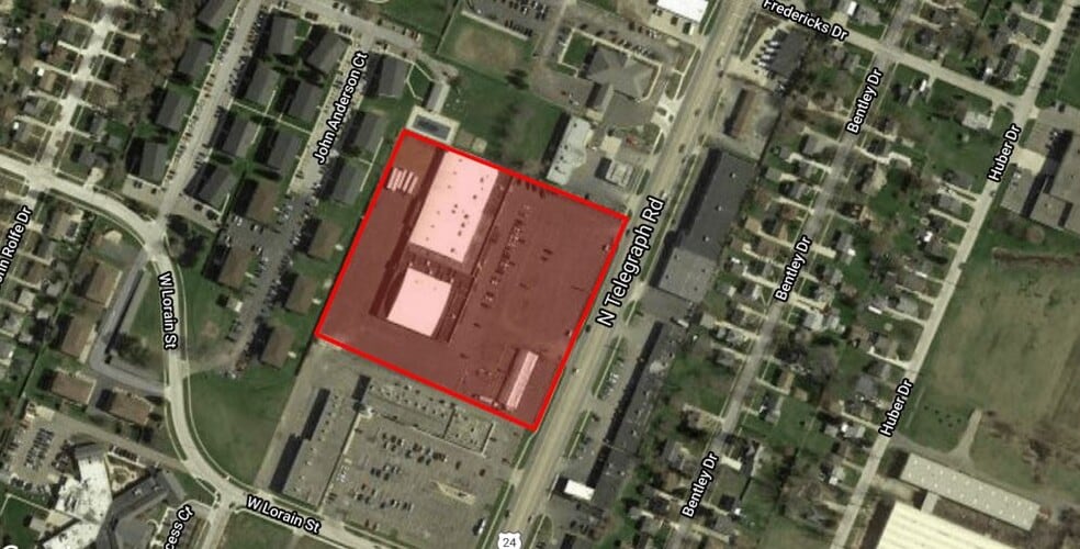 611 N Telegraph Rd, Monroe, MI for sale - Aerial - Image 2 of 2