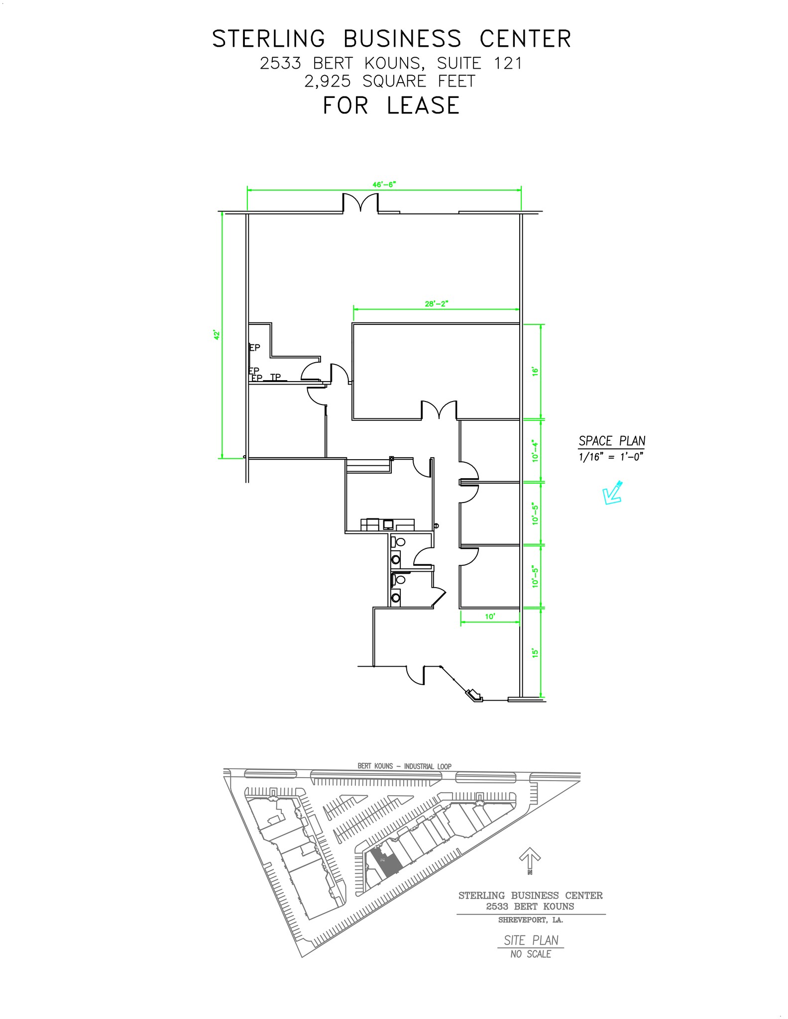 2533 Bert Kouns Industrial Loop, Shreveport, LA for lease Site Plan- Image 1 of 1