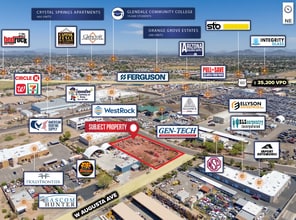 7020 W Augusta Ave, Glendale, AZ - AERIAL  map view