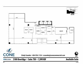 2100 Riveredge Pky NW, Atlanta, GA for lease Floor Plan- Image 1 of 1