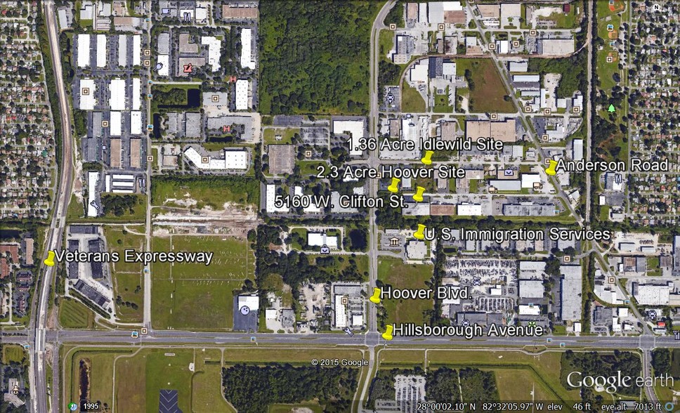 5160 W Clifton St, Tampa, FL for lease - Plat Map - Image 2 of 2