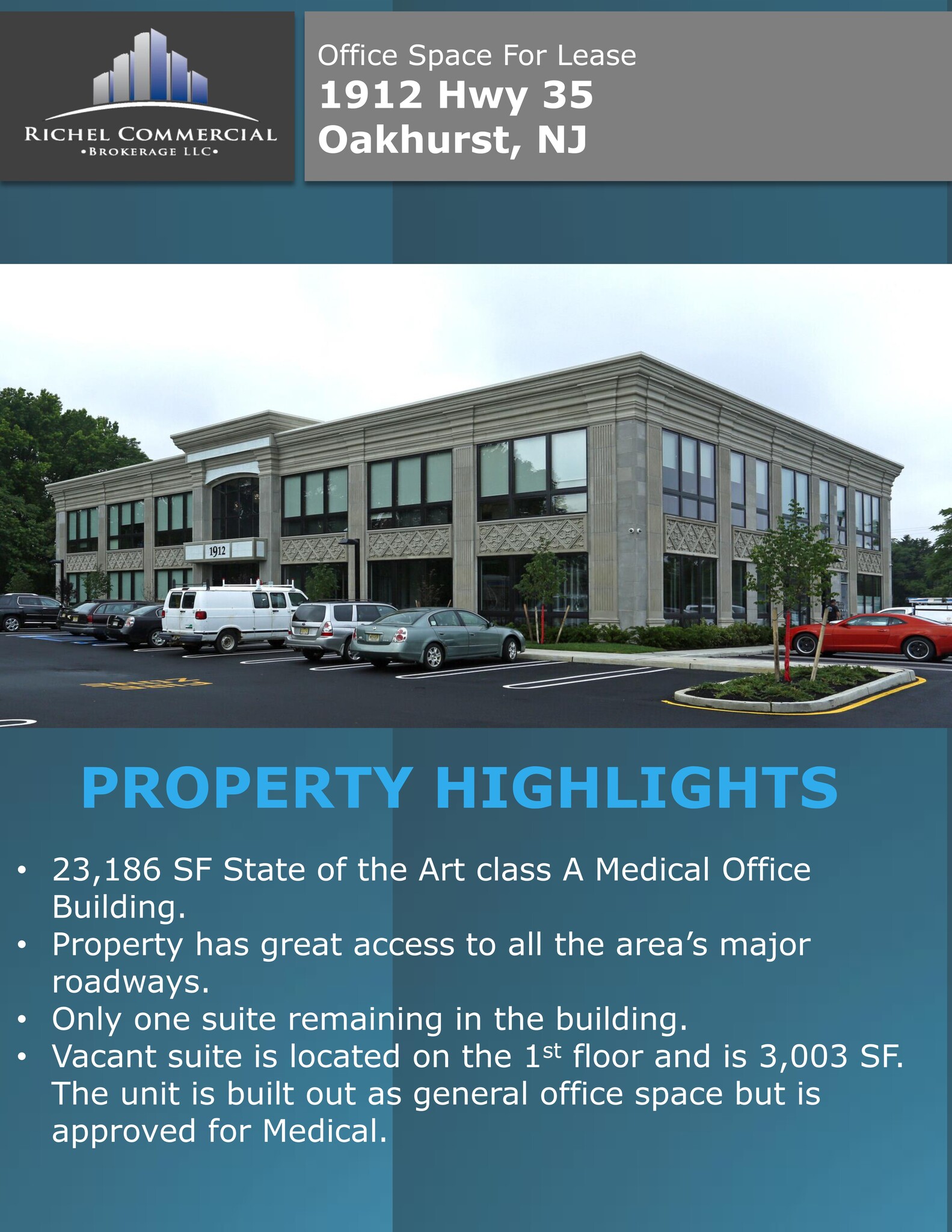 1912 State Route 35, Oakhurst, NJ for lease Site Plan- Image 1 of 2