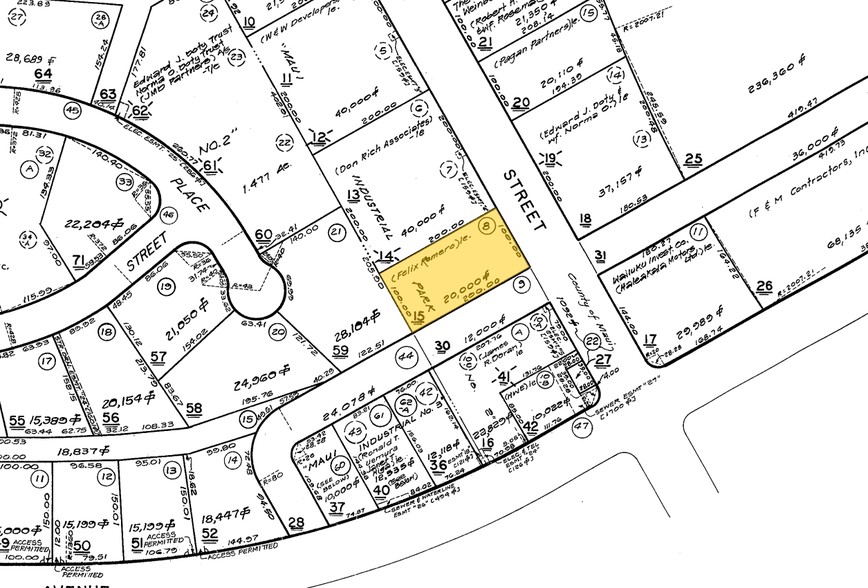 190 Alamaha St, Kahului, HI for lease - Plat Map - Image 2 of 6