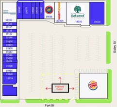 19016-19230 Fort St, Riverview, MI for lease Floor Plan- Image 1 of 1